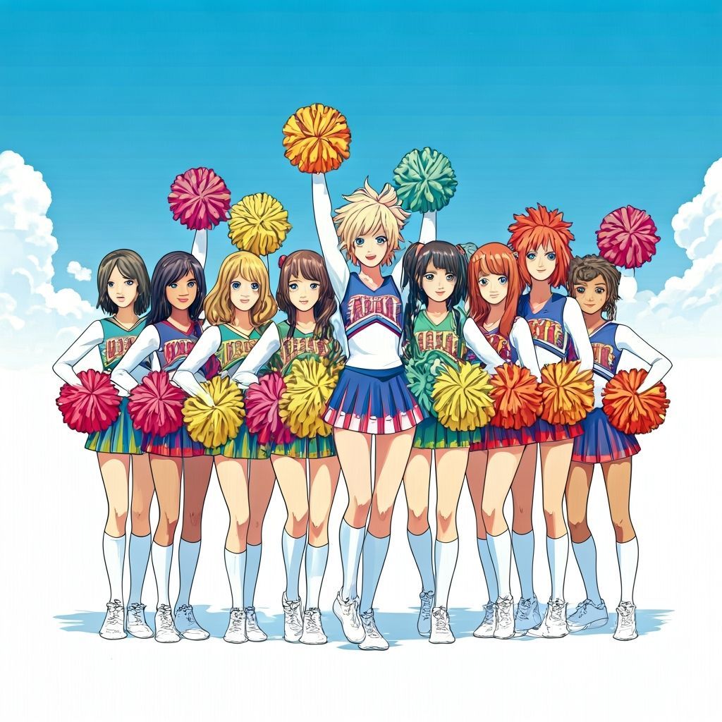 Sunny day cheer squad