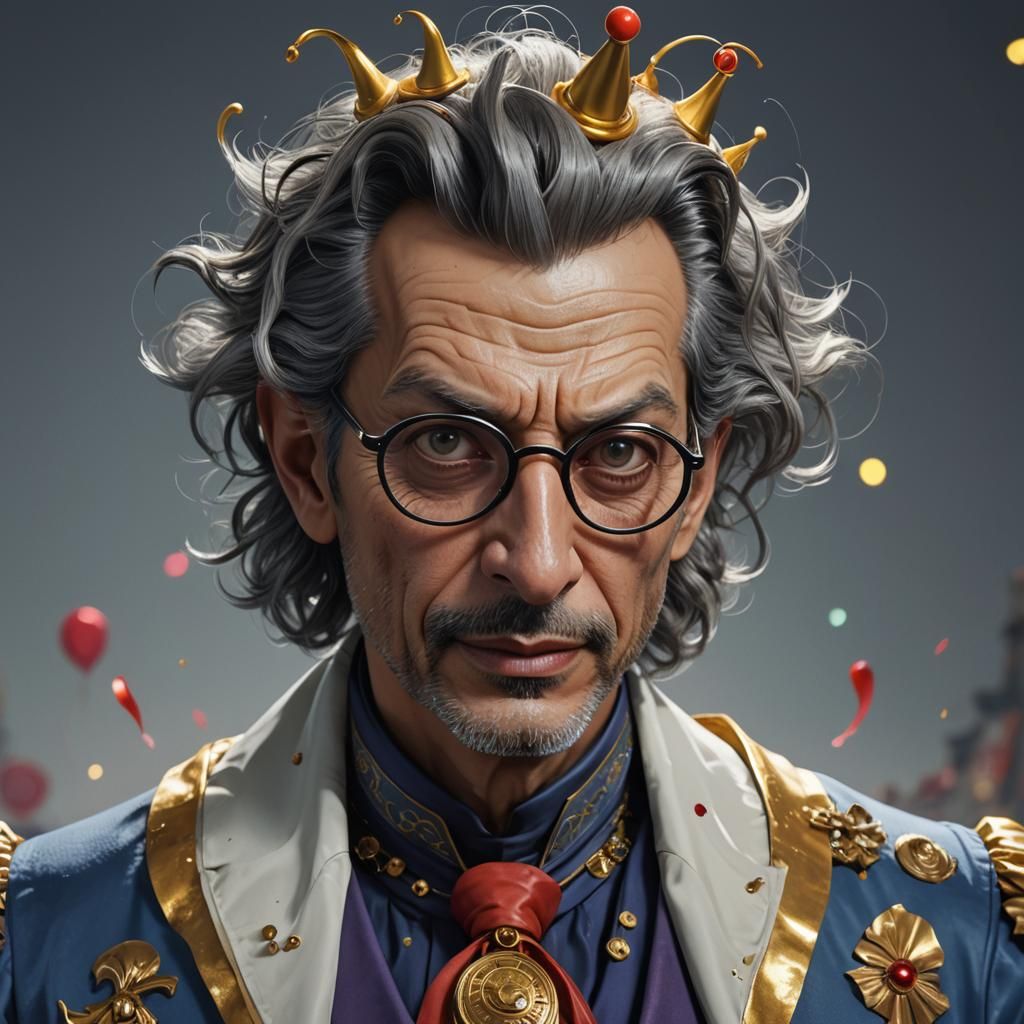 Jeff Goldblum as Anime Wizard in 3D