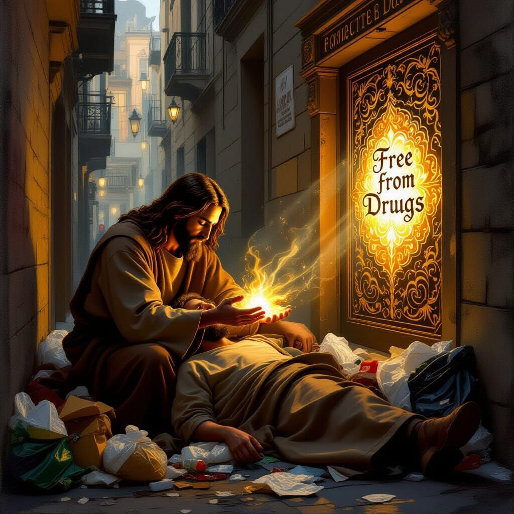 Jesus Offers Hope and Redemption to Homeless Man