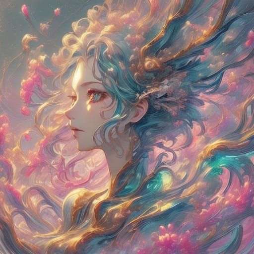 Dreamlike Ethereal Fantasy Scene in Soft Focus