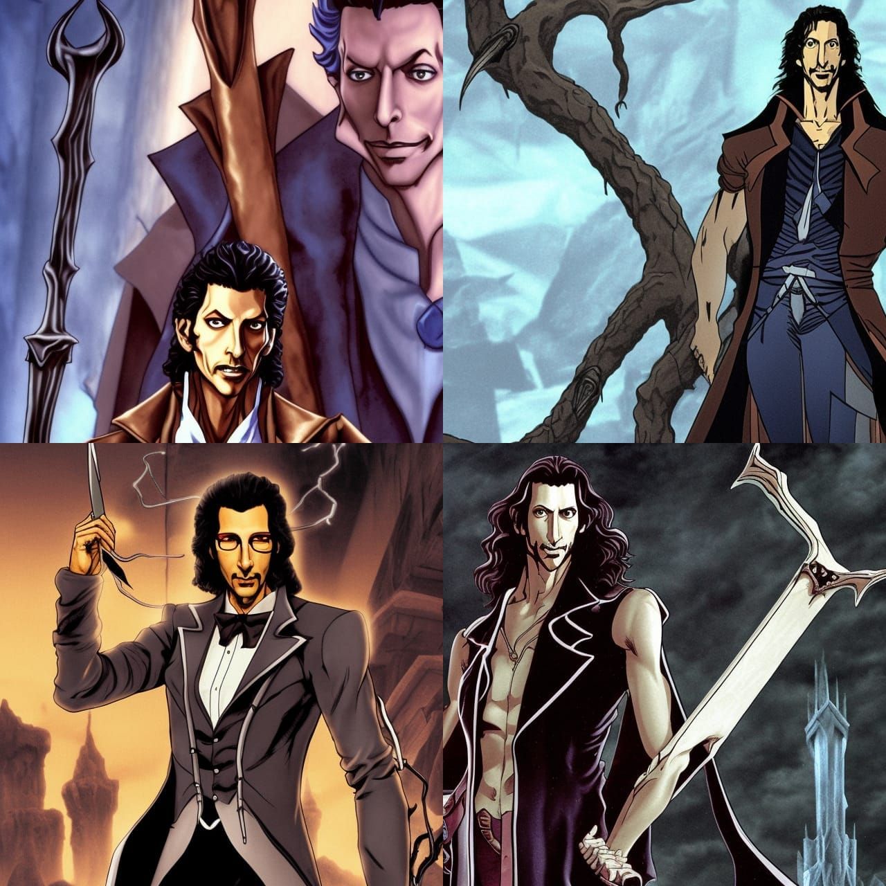 Jeff Goldblum as Castlevania Character