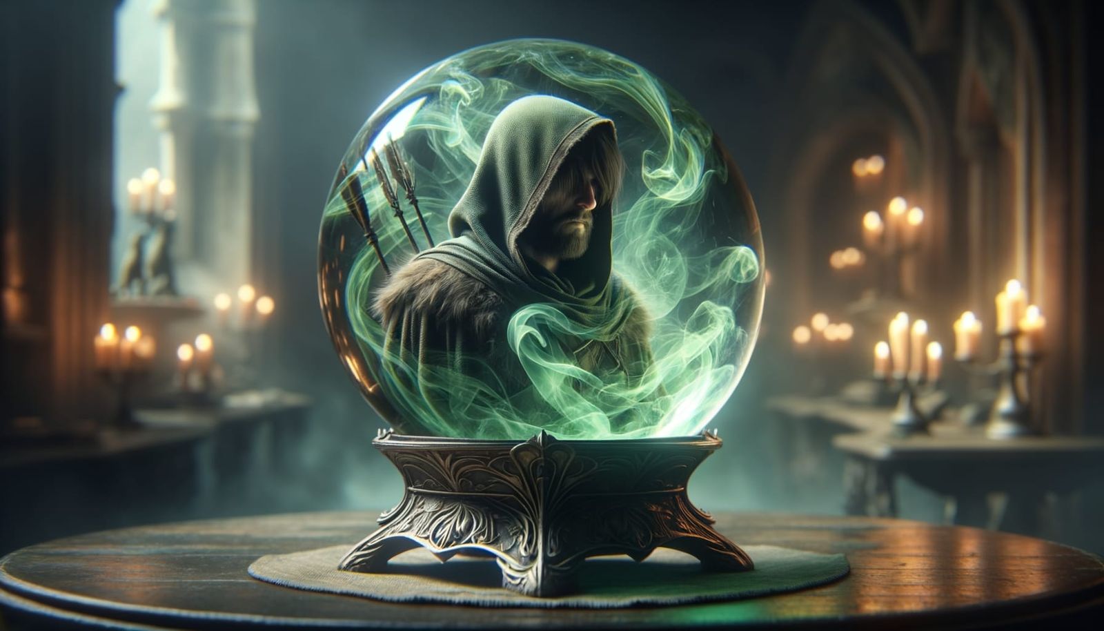 Crystal Ball Reveals Ranger in High Fantasy 4K