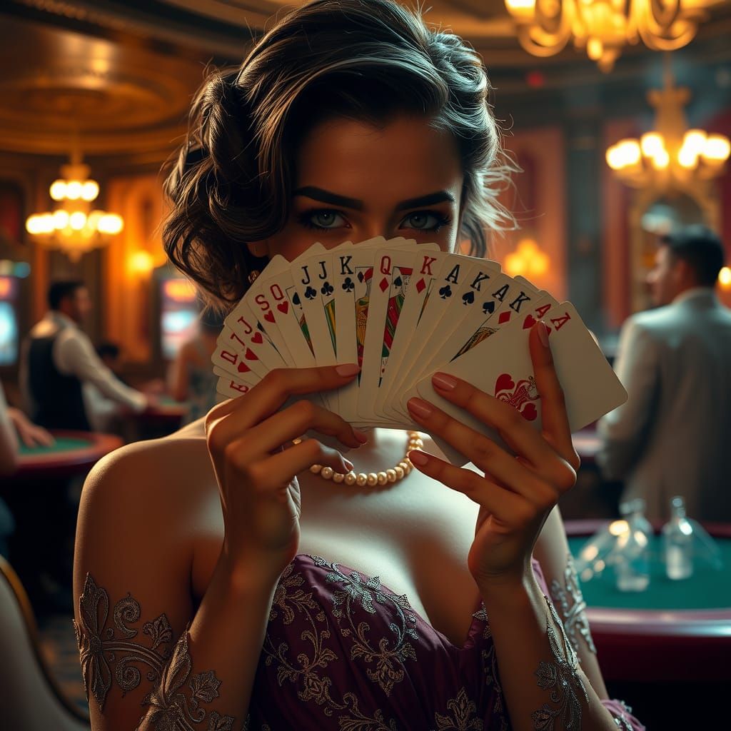 Casino Royale: A Poker Face in Baroque Style