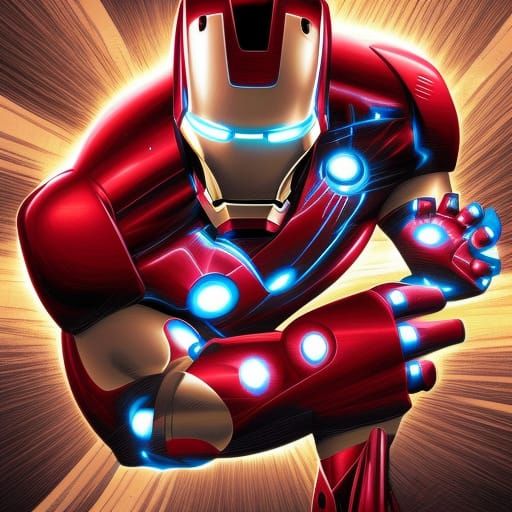 Iron Man Comic Book Art by Brooks and Mumford