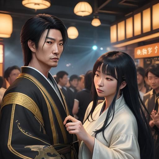 Kongming Meets Eiko: Modern Tokyo Portrait