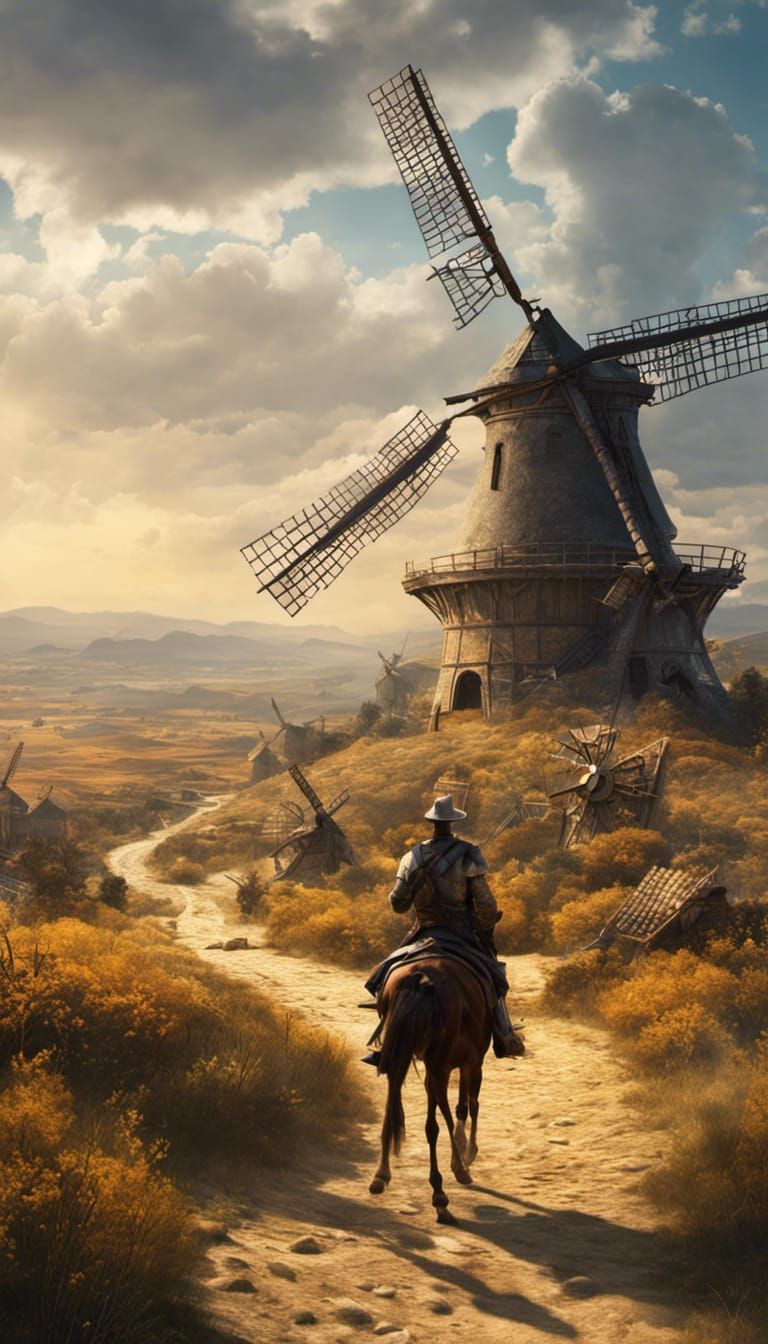 Don Quixote's Masterpiece: Tilting at Windmills in 8K