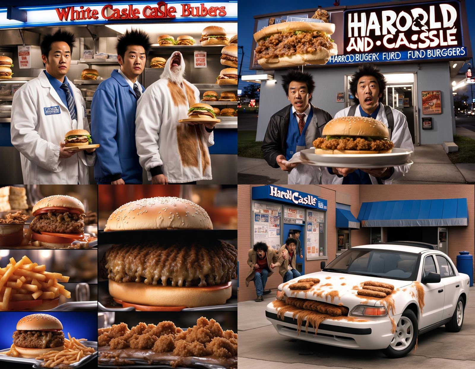 Harold and Kumar's White Castle Horror in 8k