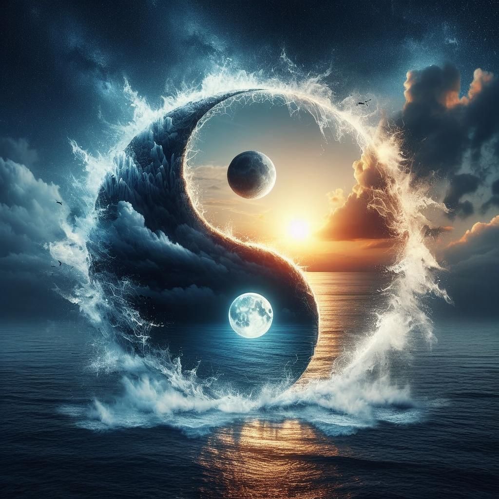 Oceanic yin yang