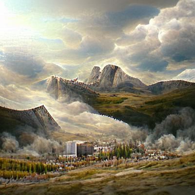 Detailed Matte Painting of Joshua