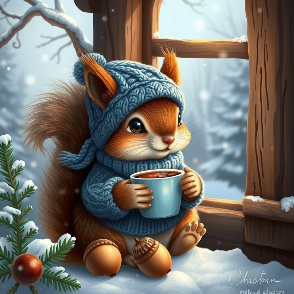 A heartwarming and enchanting illustration of a lovable baby...