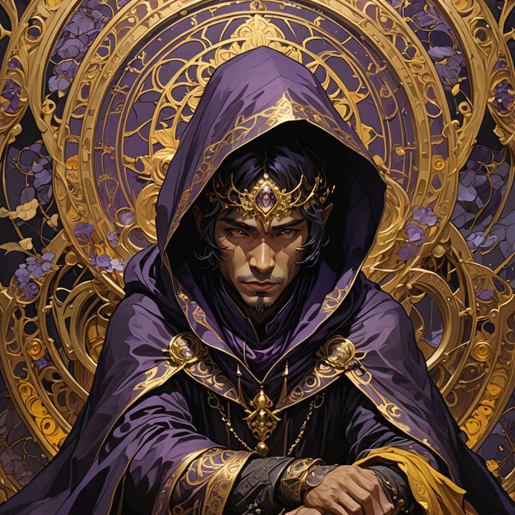 Hidetaka Miyazaki Portrait in Dark Fantasy Style