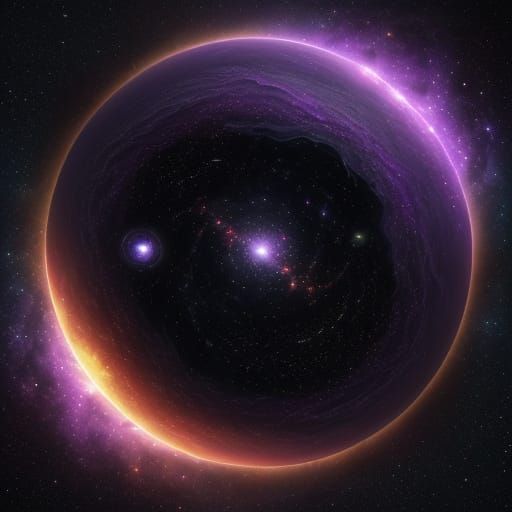 Vast Nebula Births Solar System in Vivid Digital Art