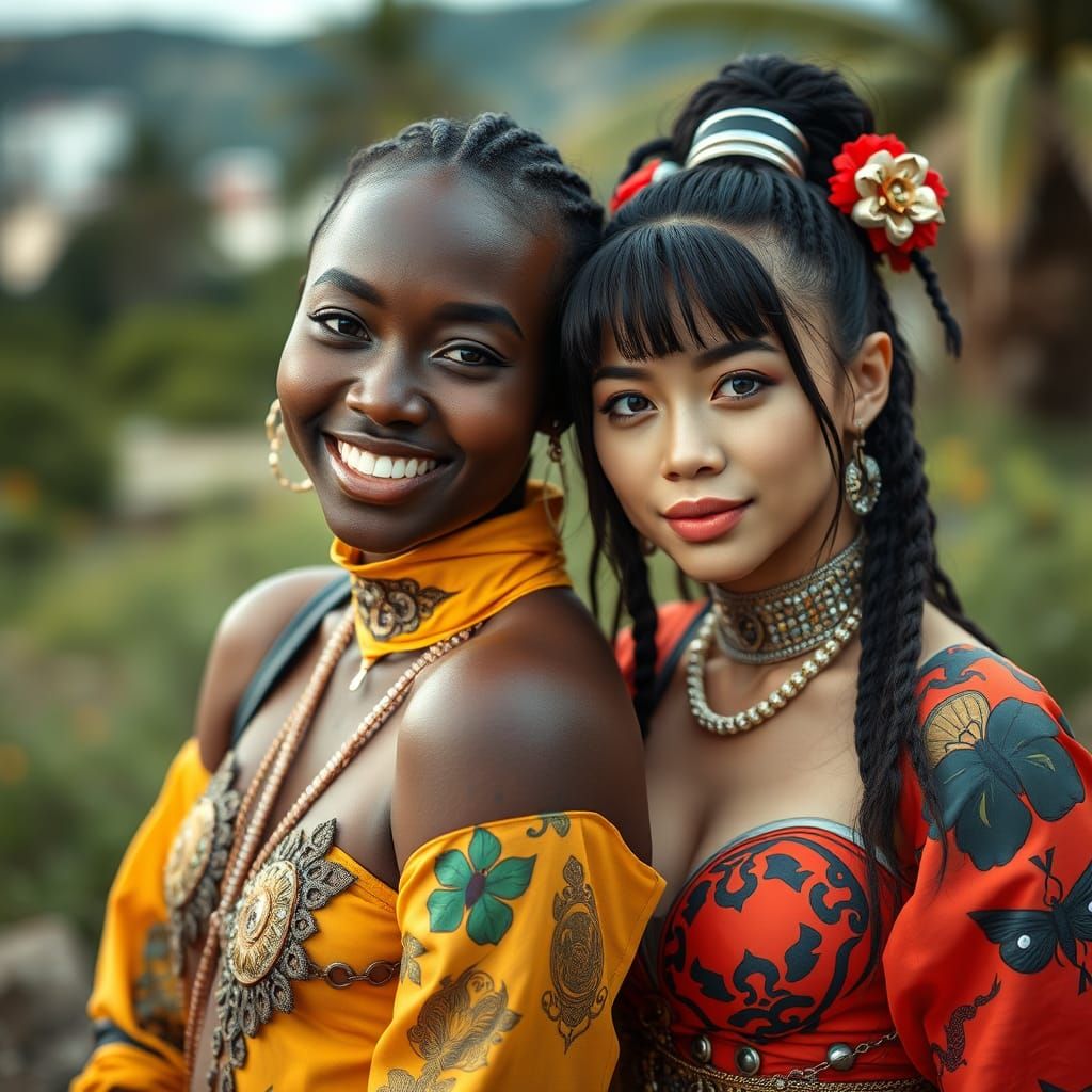 Brazilian and Japanese Women in Salvador de Bahia