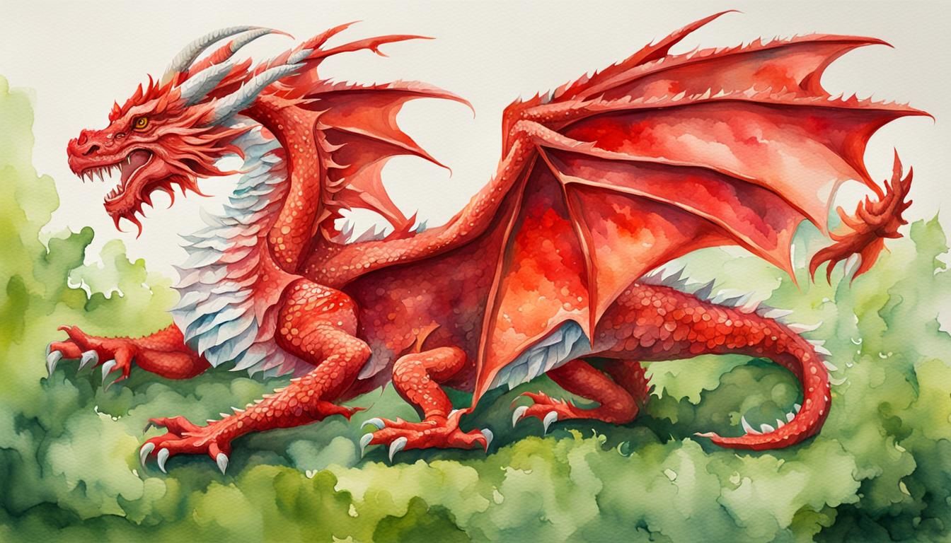 Red welsh dragon