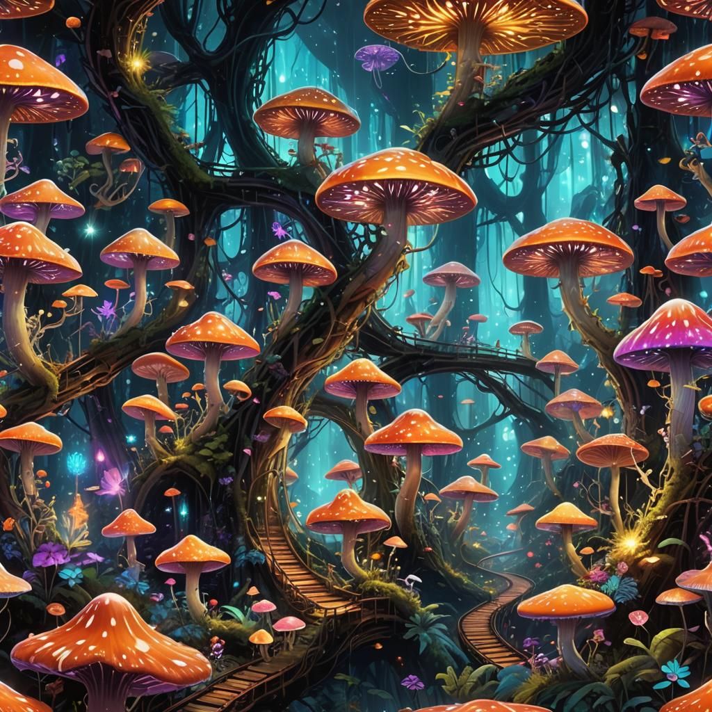 Enchanted Forest Rollercoaster for Bugs and Fairies