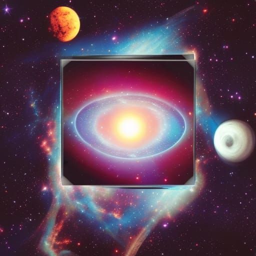 Album cover space dubstep