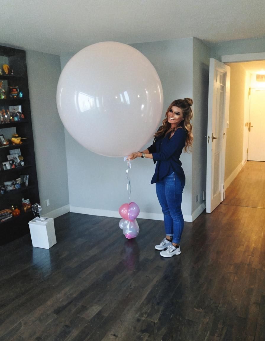 Carmen Electra Portrait with Balloon in Pop Art Style