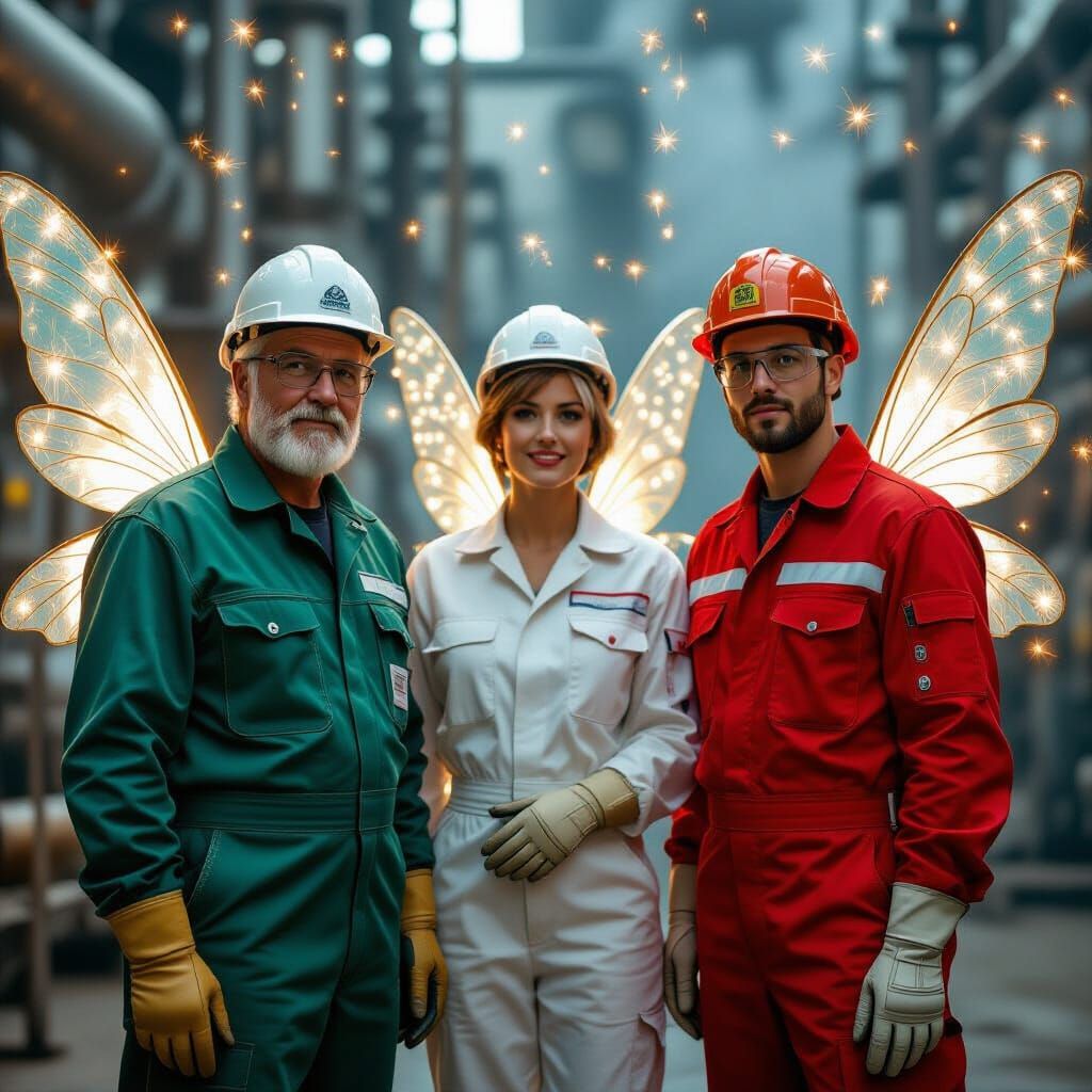 Where angels fear to tread... perhaps tricolour fairies dare