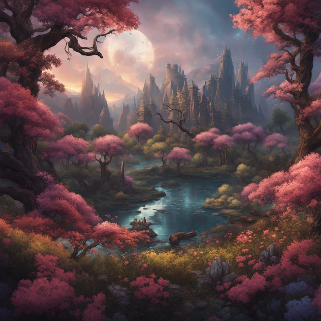 Oval Label with Floral Twig Frame