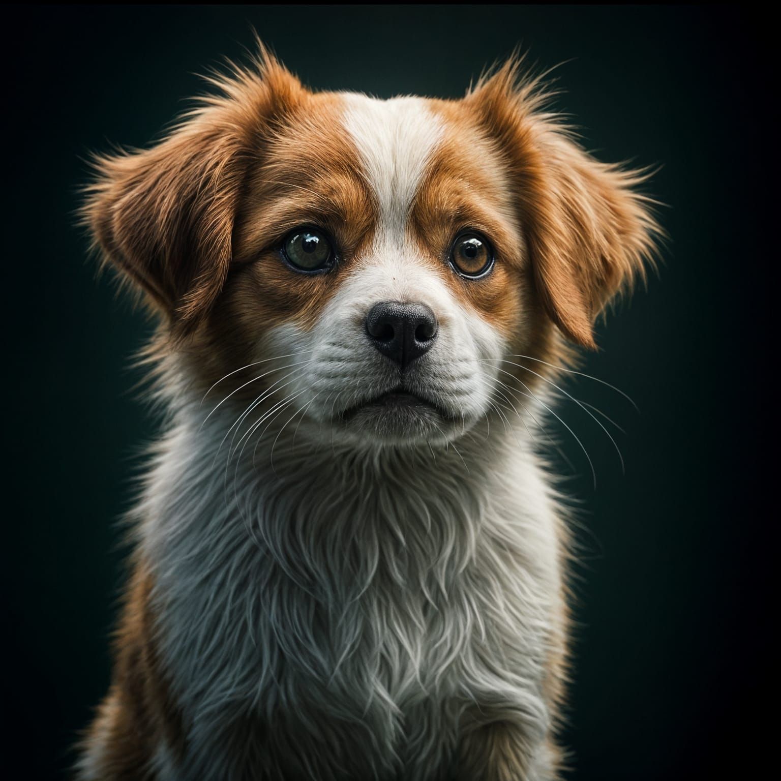 Adorable Pet in Cinematic Film Still