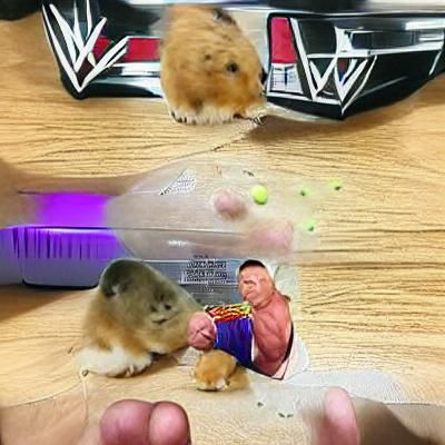 Hamster Bites John Cena: An Unexpected Encounter
