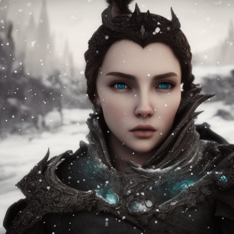 Detailed Matte Painting: The Coming Winter