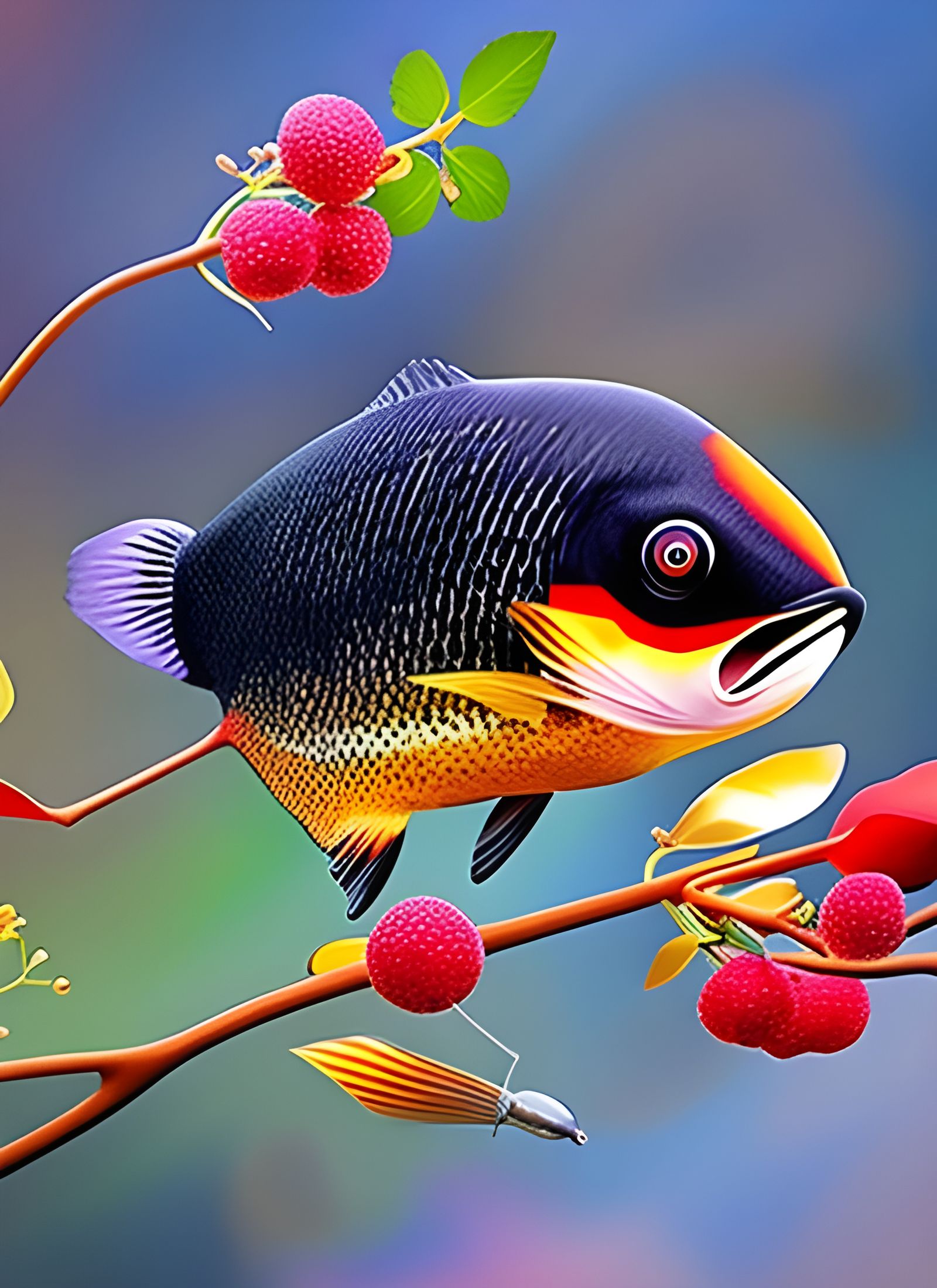 Hyperrealistic Ornate Painting with Magical Light