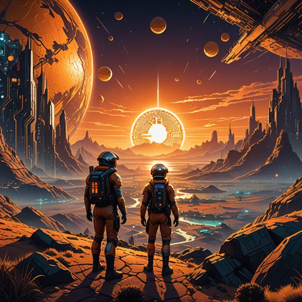 Bitcoin Fuels Human Colonization on Alien World