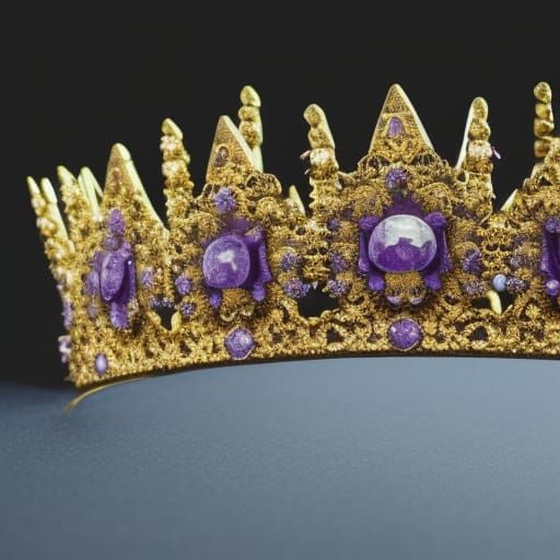 Hyperrealistic Thanos Tiara with Intricate Details
