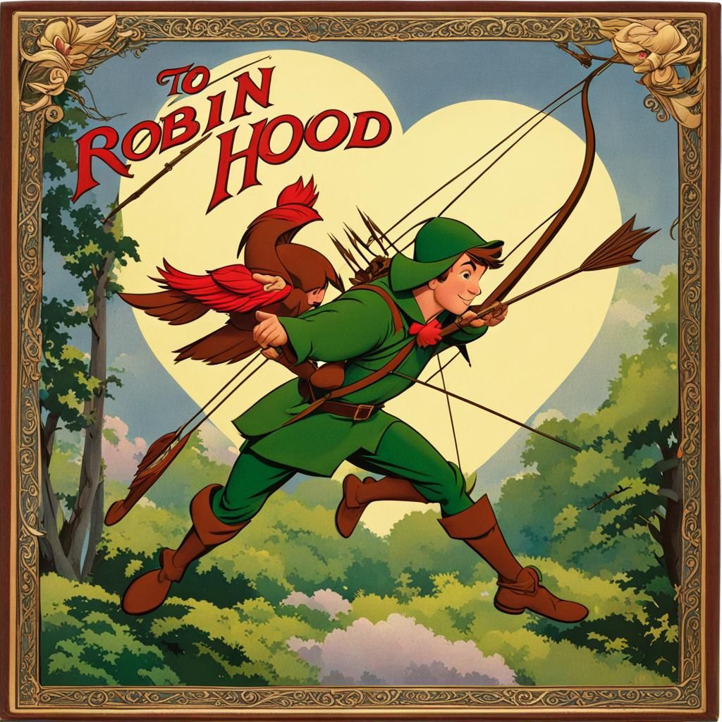 Robin Hood Valentine's Day Scene in Heaven