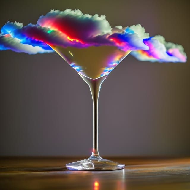 Lightning Storm in a Martini Glass