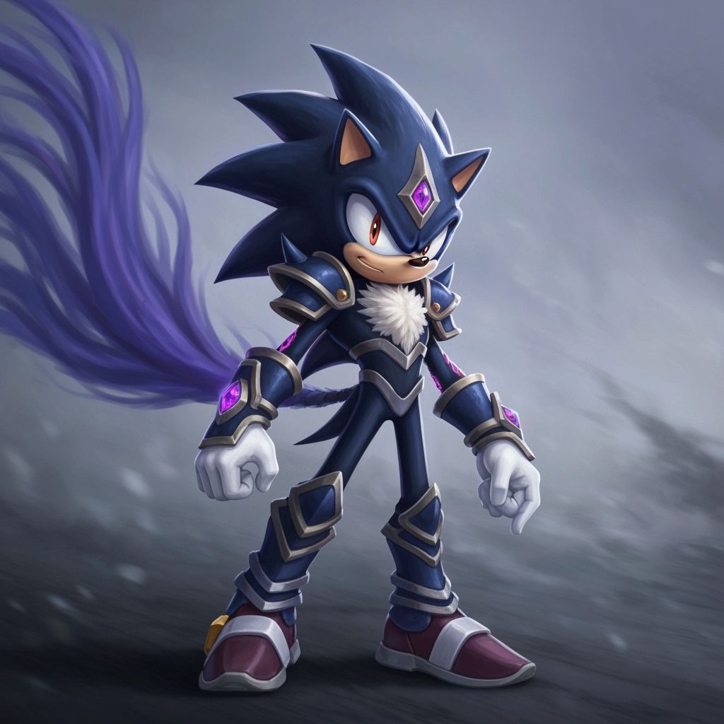 Armored Dark Sonic: Knight of the Wind