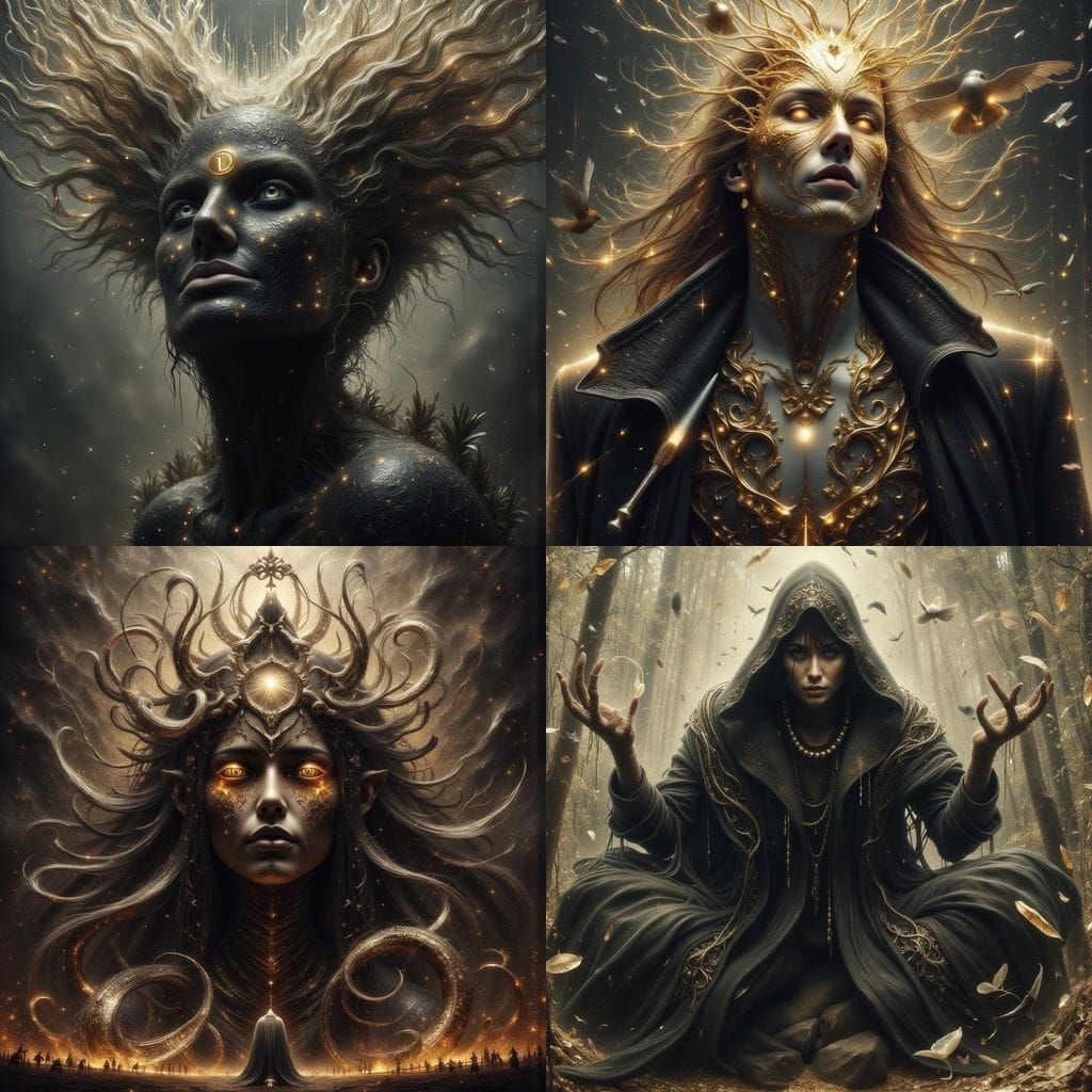 Sinister Mind in Super Hyperrealistic Abstract Style