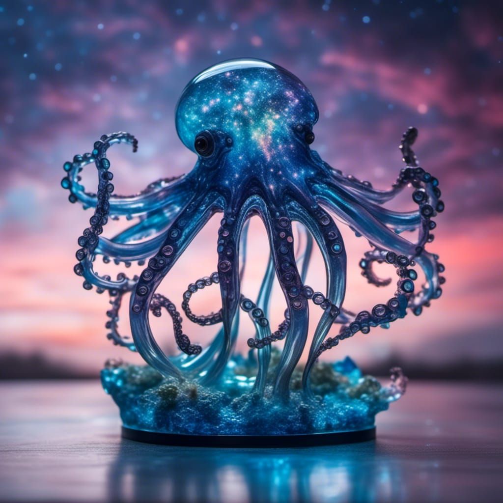 Cosmic Glass Octopus III