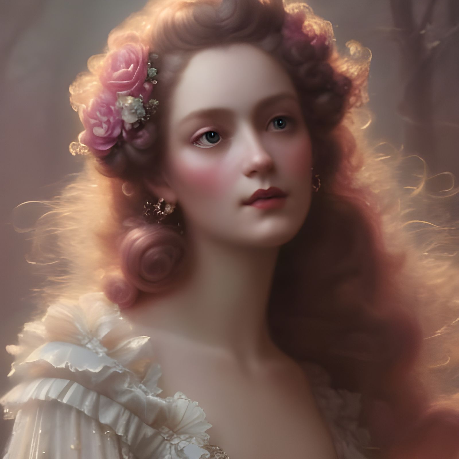 Princess Briar Rose in Rococo Style