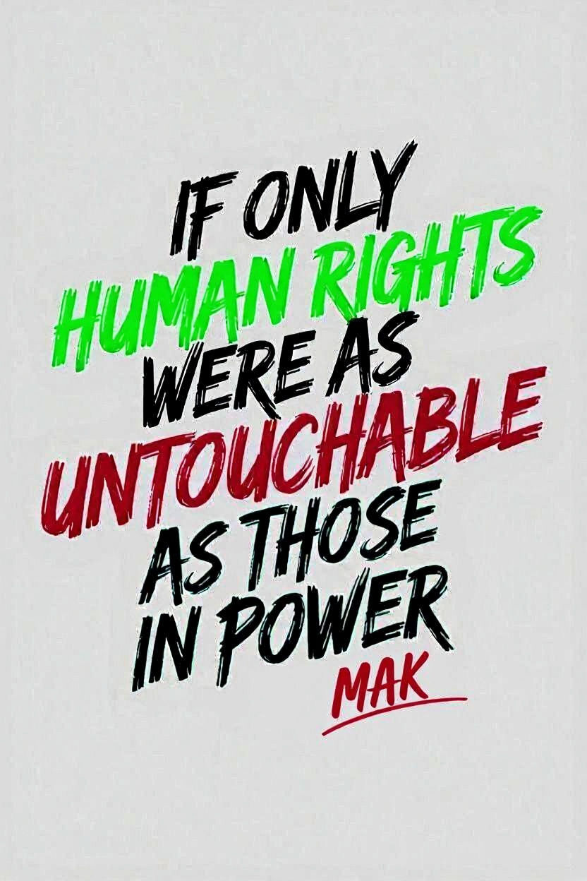 Minimalist Art: "If Only" Human Rights Message