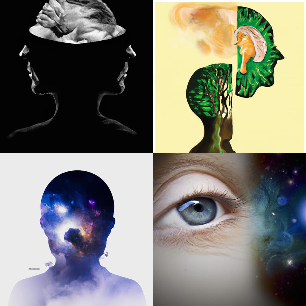 Abstract Depiction of the Mind's Depths