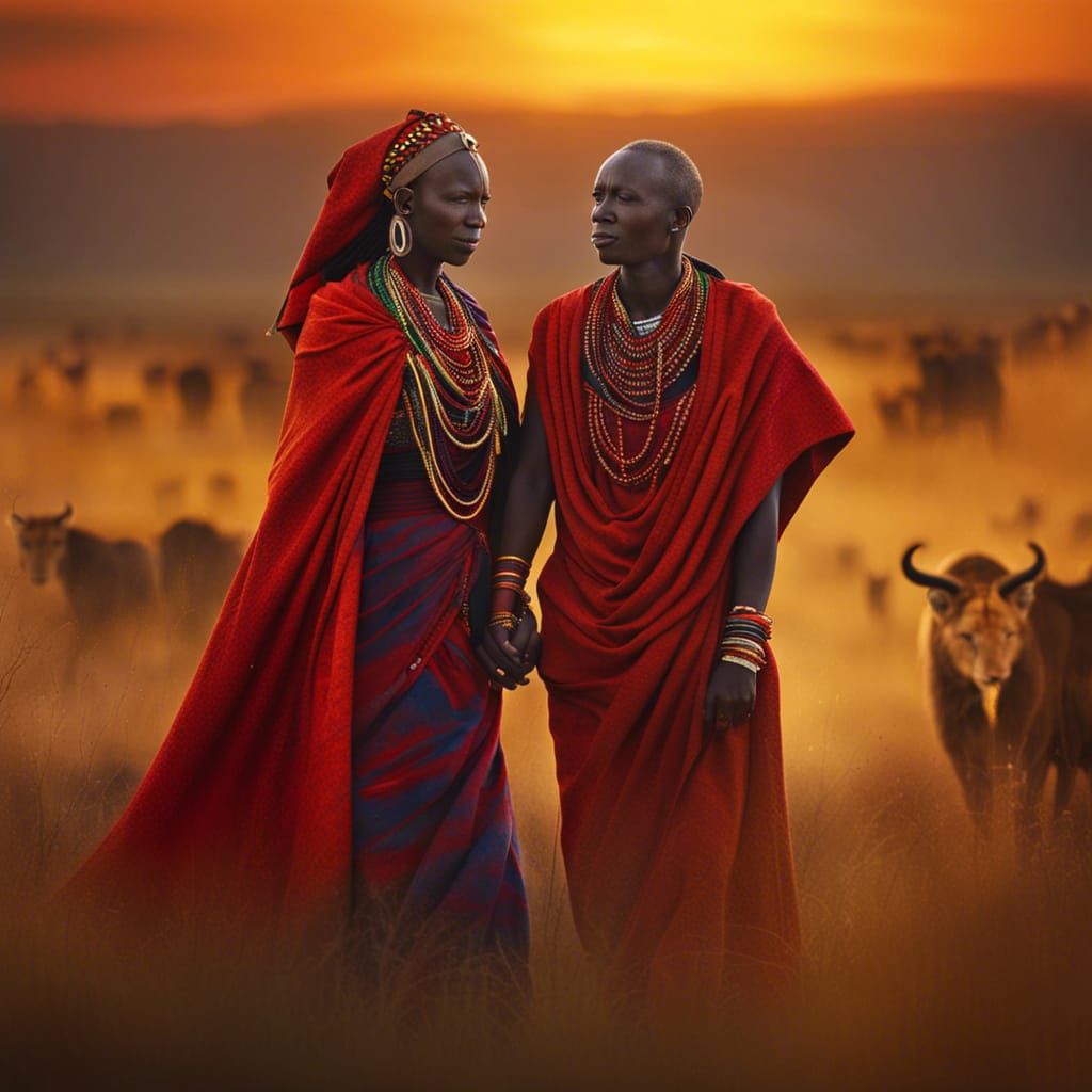 Joyful Maasai Wedding at Serengeti Sunset