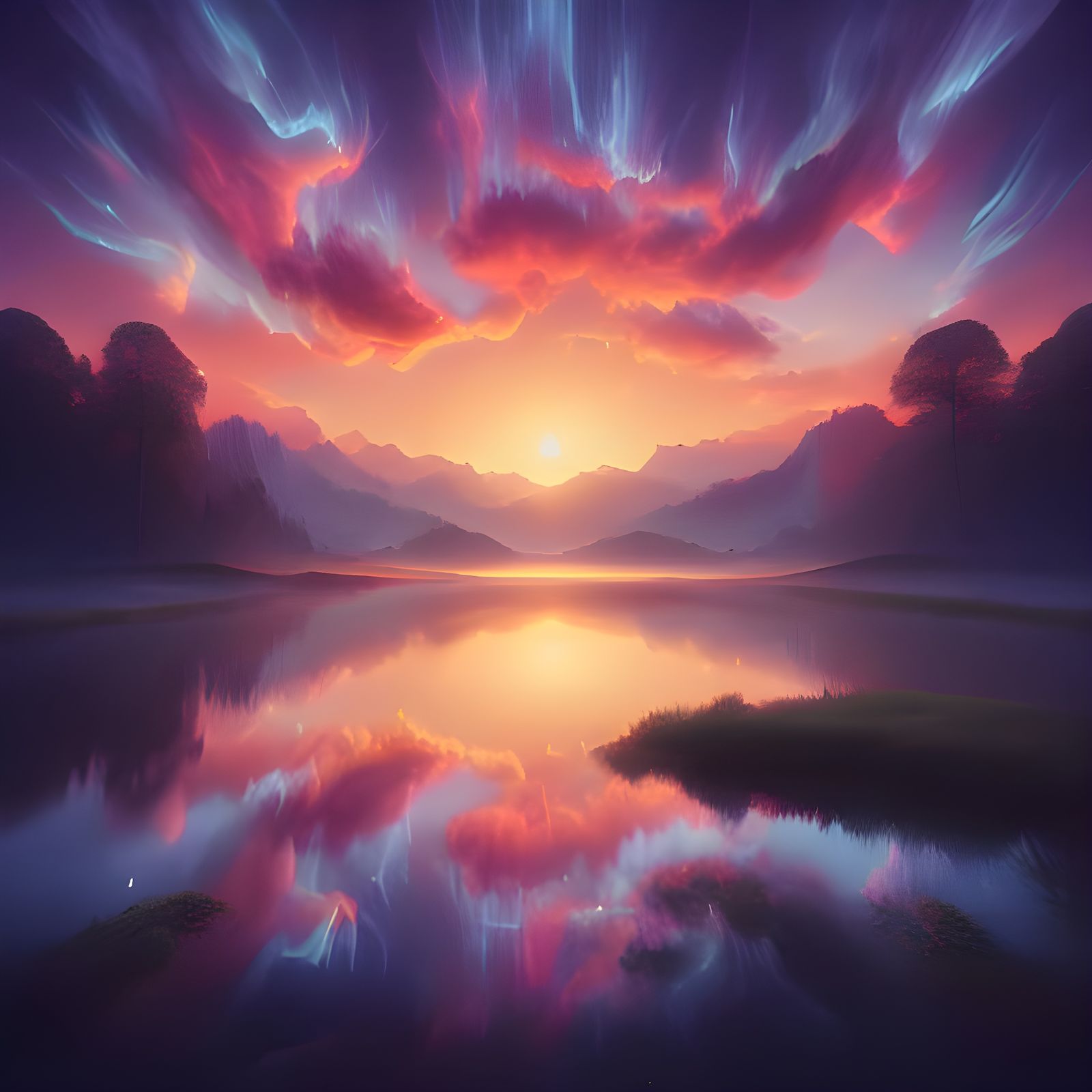 Inner Peace Illuminated by Insane Light Effects