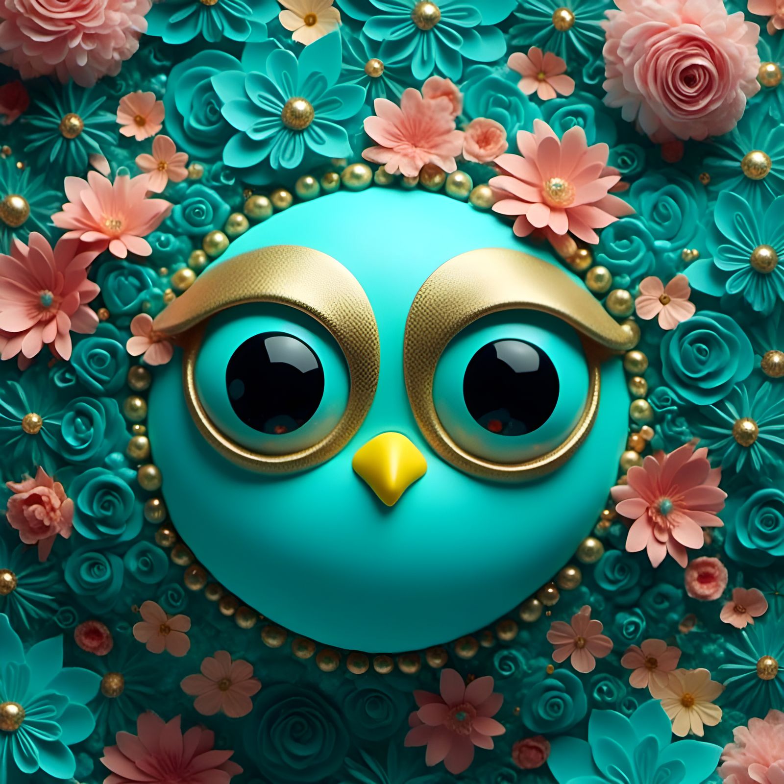 Turquoise Close-Up: Minimalist Aesthetic