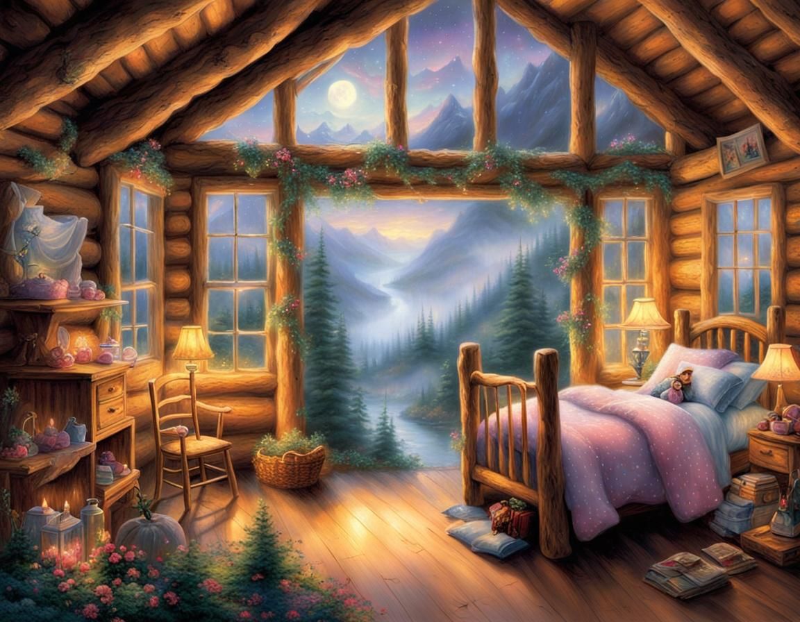 Alaskan Wilderness Girls' Bedroom