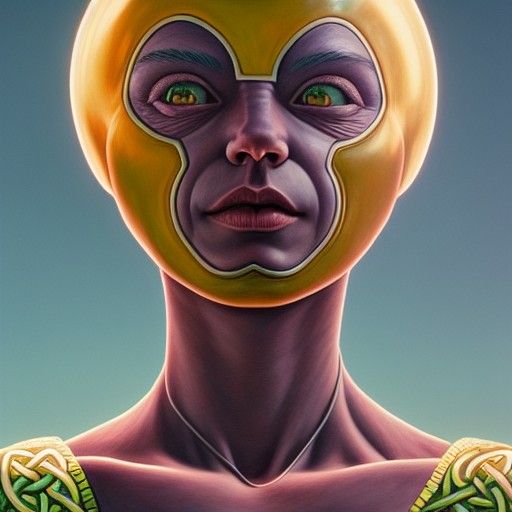 Celtic Frieza in Hyperdetailed Photorealistic Style