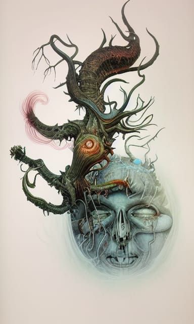 Demon Brain Dream: Dark Surrealism in 16K