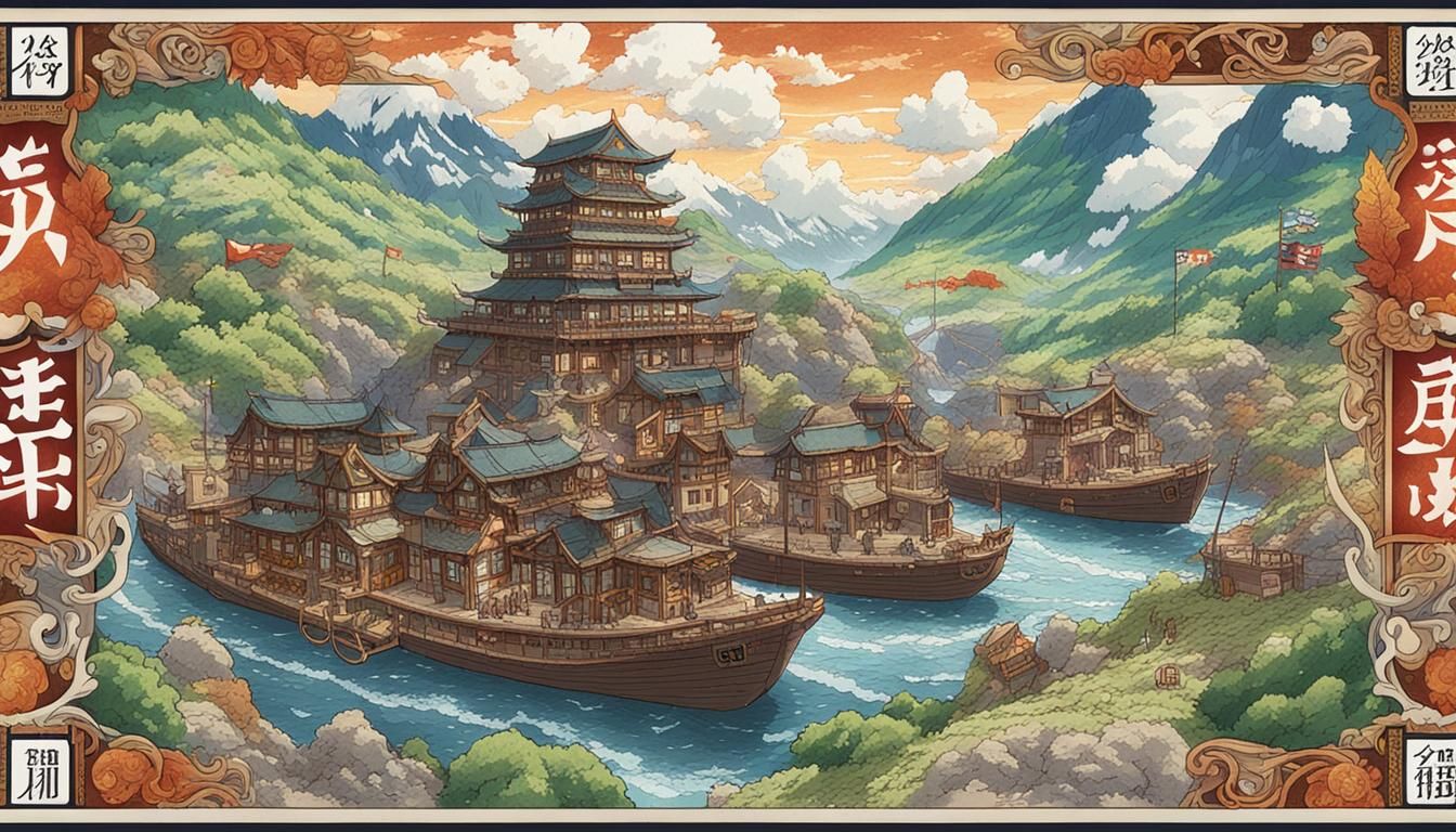 Isekai Themed Colorful Banknote Art