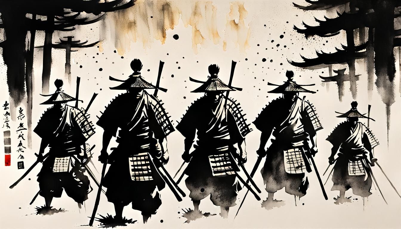 Samurai (Suiboku-ga Style)