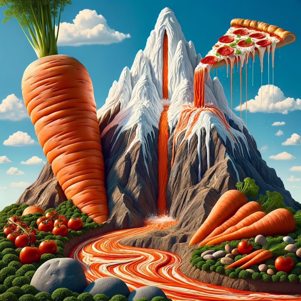 Edible Mountain: A Culinary Landscape of Pizza