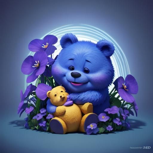 Winnie the Pooh Reimagined as 3D Digital Art