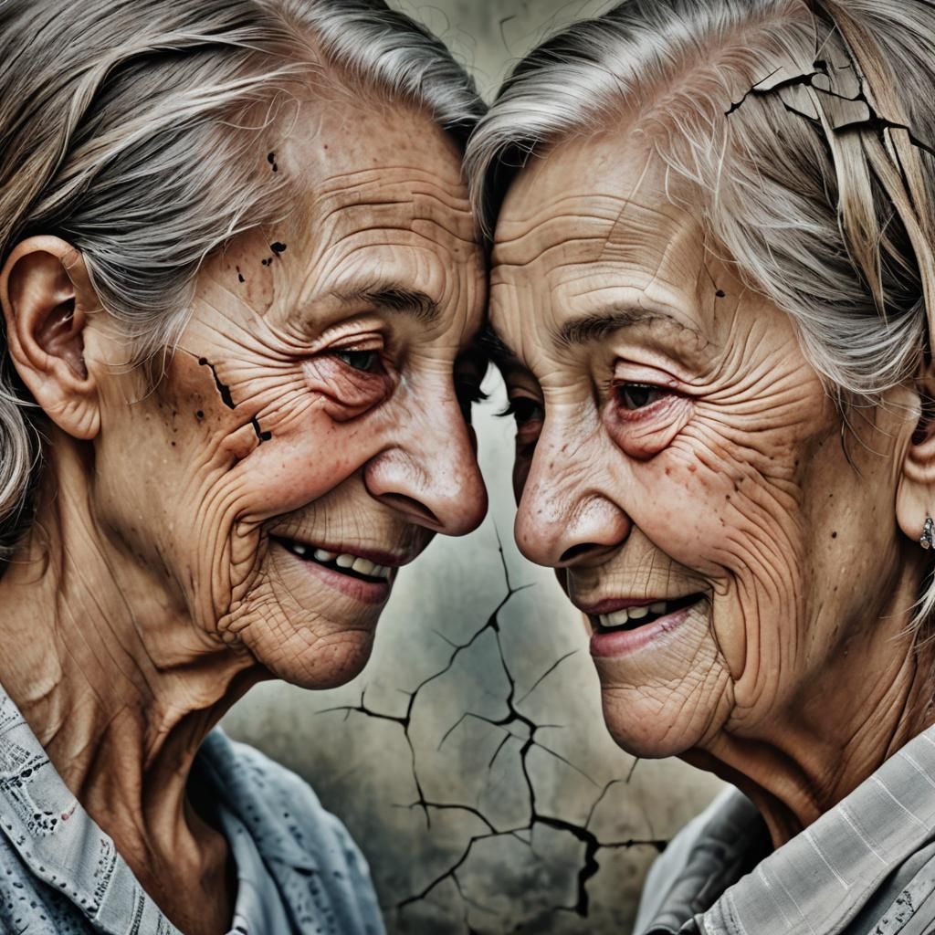 Grandmother and Granddaughter: A Portrait of Resilience