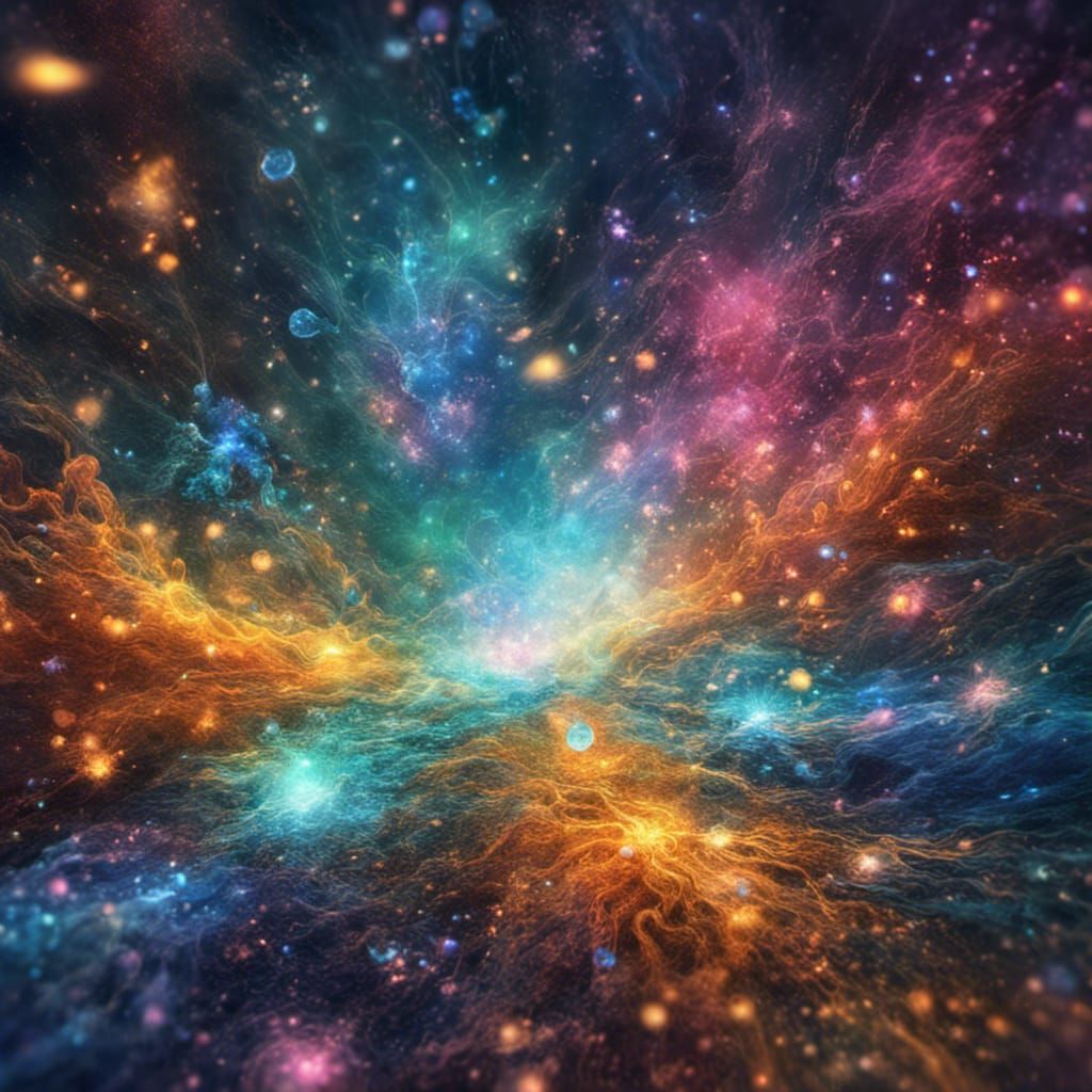 Glistening Quantum Cosmic Sparkles in a Glitter Field