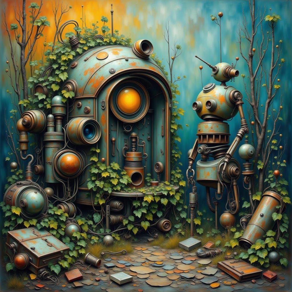 Android Discovers Abandoned Space Capsule in Dreamscape